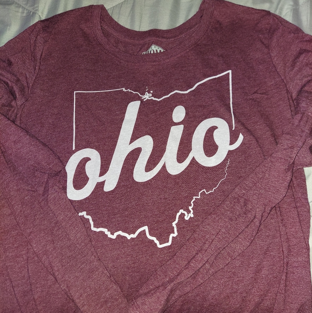 Maroon Ohio long sleeve